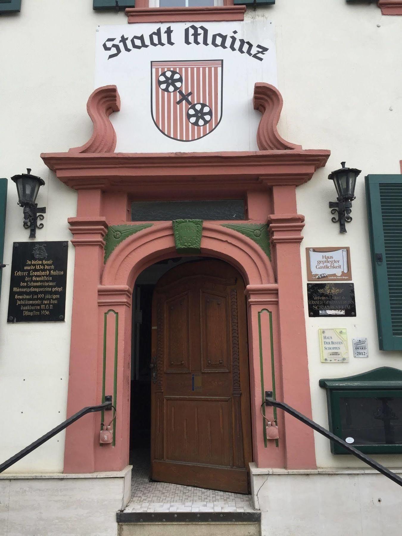 Hotel Stadt Mainz Schwabenheim an der Selz エクステリア 写真